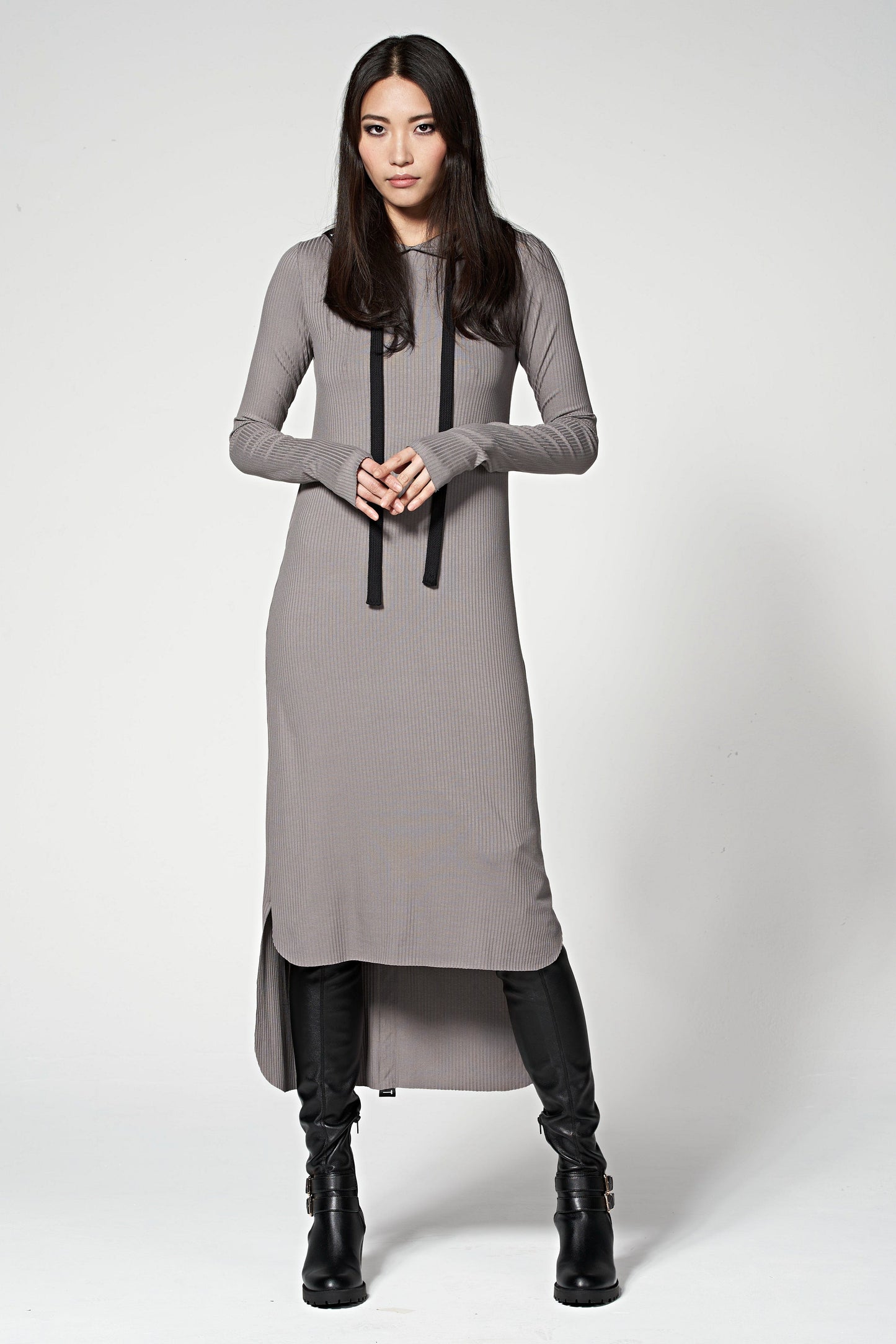 Billy Jersey Dress Taupe Ilaylit