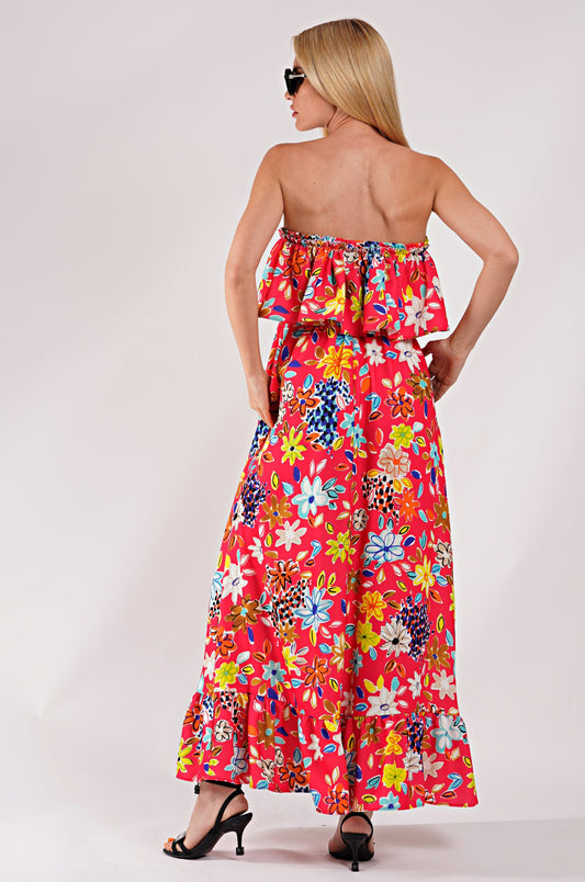 Chiara Dress Red Ilaylit