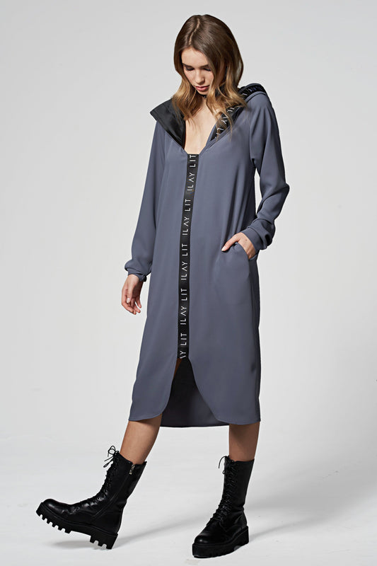 Dawn Dress Grey Ilaylit