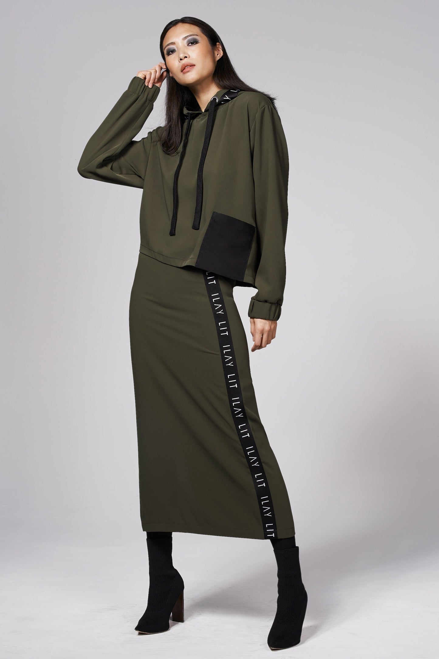 Dawn Hoodie Olive Ilaylit