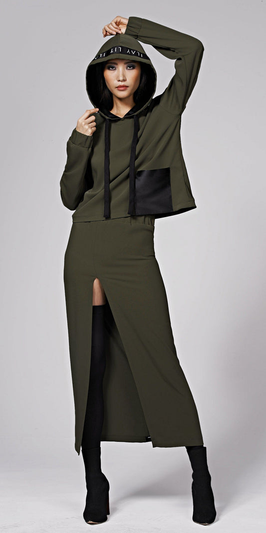 Dawn Hoodie Olive Ilaylit