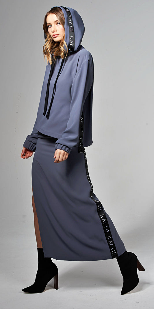 Dawn Skirt Gray Ilaylit