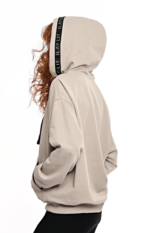 Different Hoodie Taupe Ilaylit