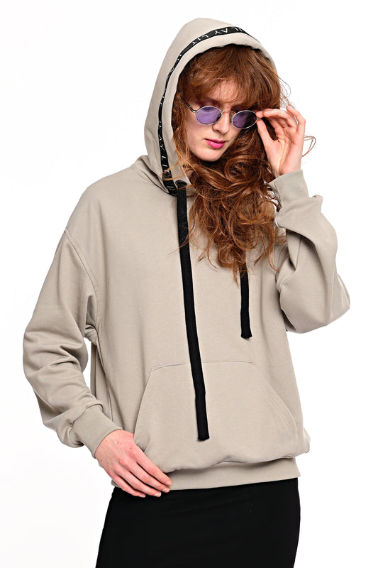 Different Hoodie Taupe XS Ilaylit