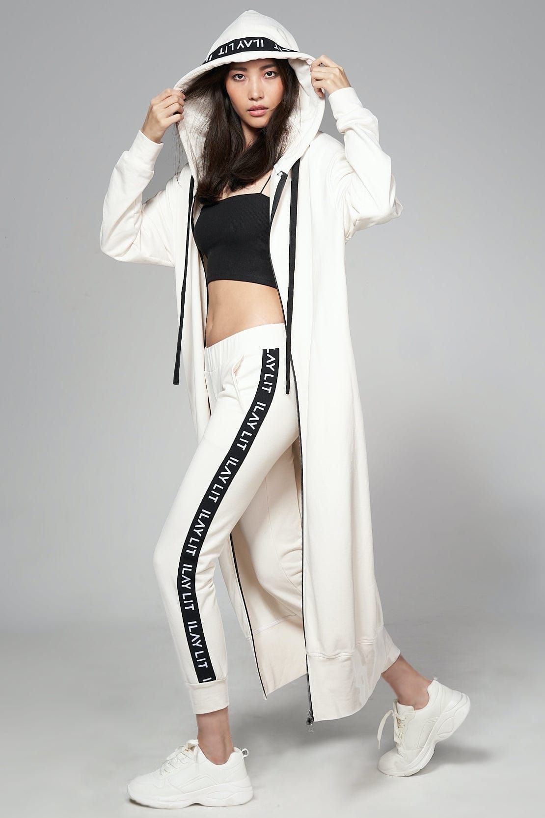 Jogging Pants White Ilaylit