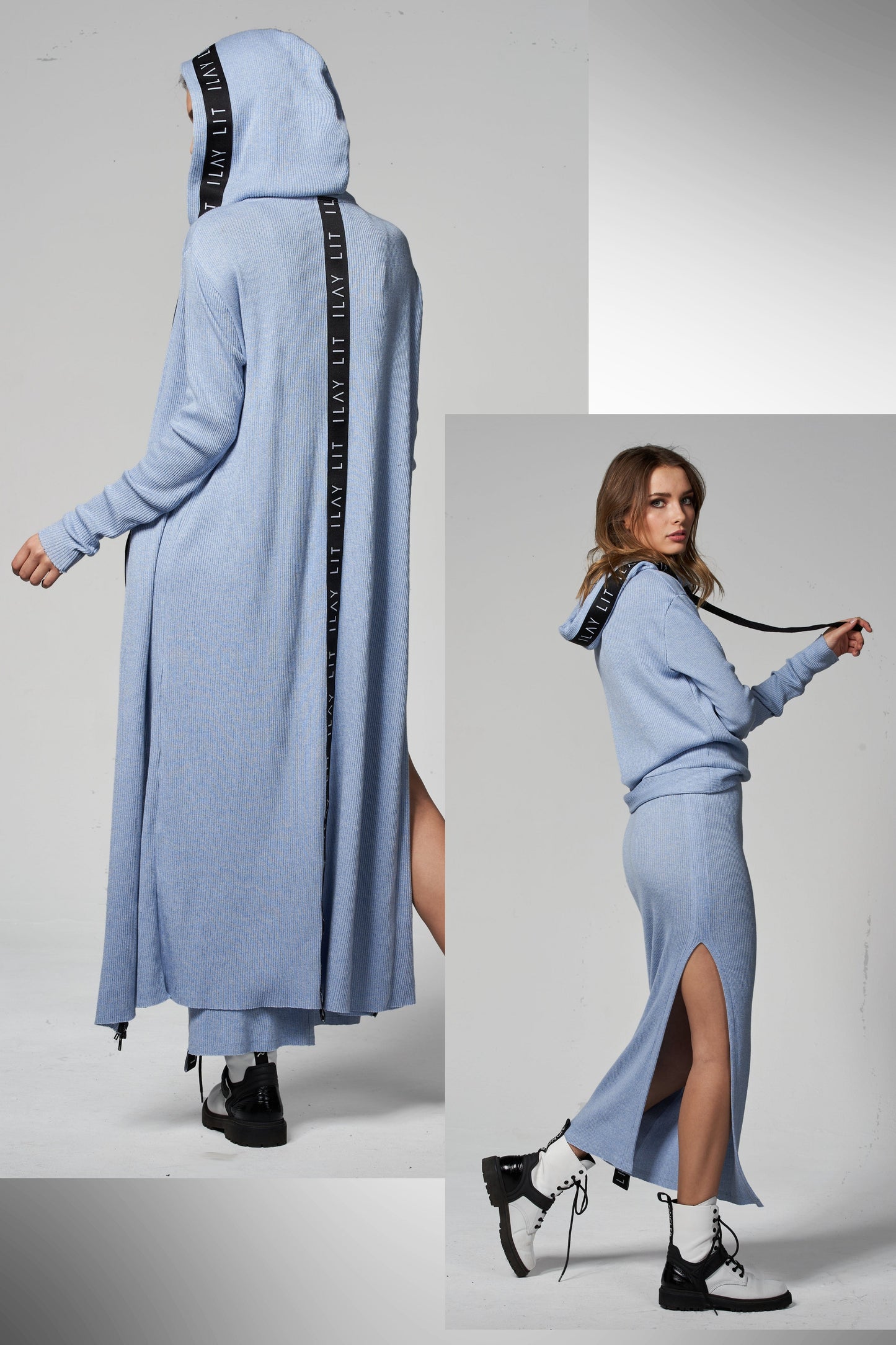 Joy Hoodie Hellblau Ilaylit