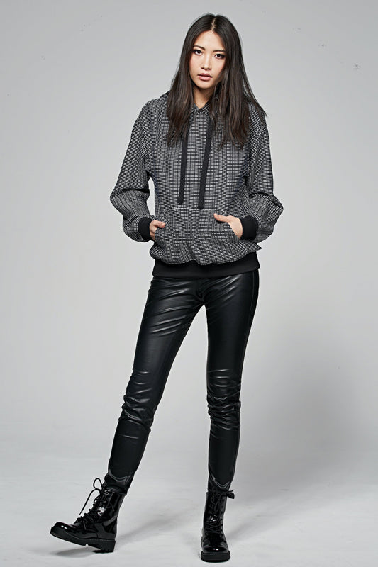 Louna Hoodie Schwarzblau Ilaylit