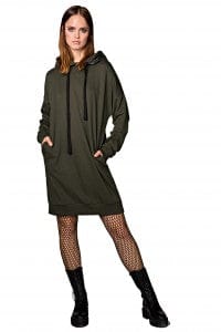 Mona Sweat Dress Olive Ilaylit