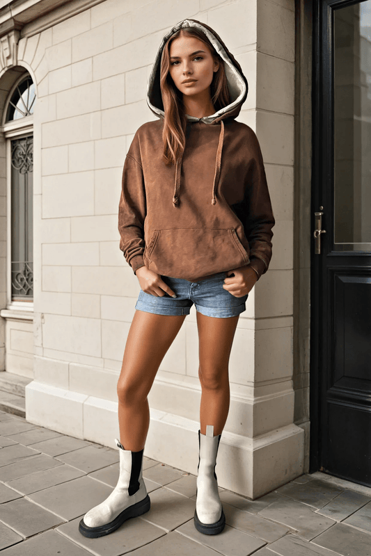 Val Hoodie Vintage Washed Handmade Ilaylit