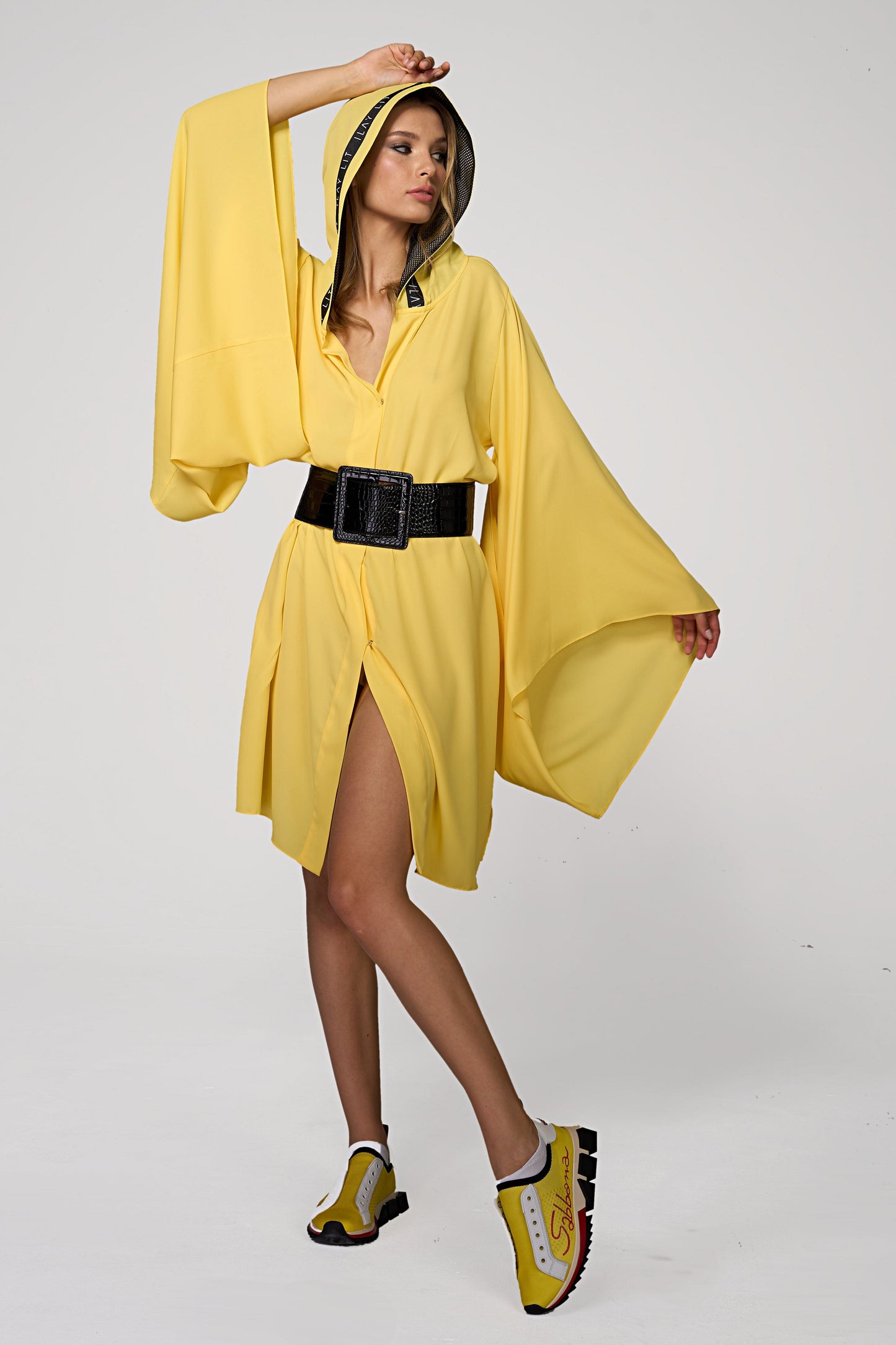 Violet - Kimono Yellow Short Ilaylit