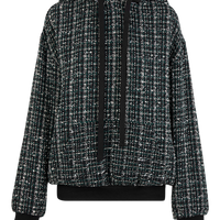 Cloe Bouclé Hoodie Olive