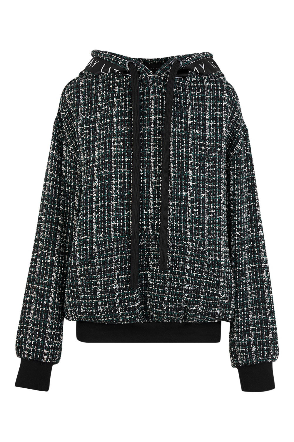 Cloe Bouclé Hoodie Olive