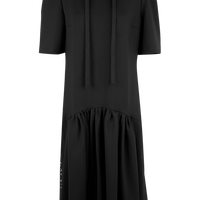 24/ 7 Hoodie Dress Black