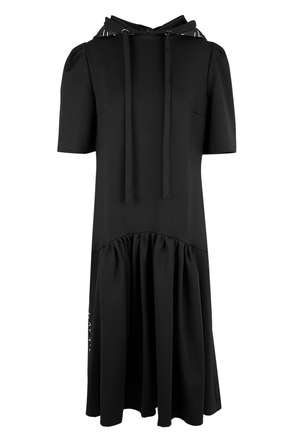 24/ 7 Hoodie Dress Black