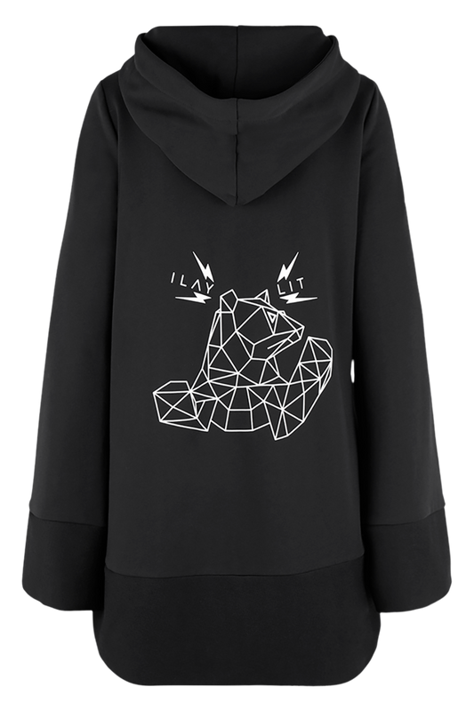 Amy Hoodie Dress W - Druck