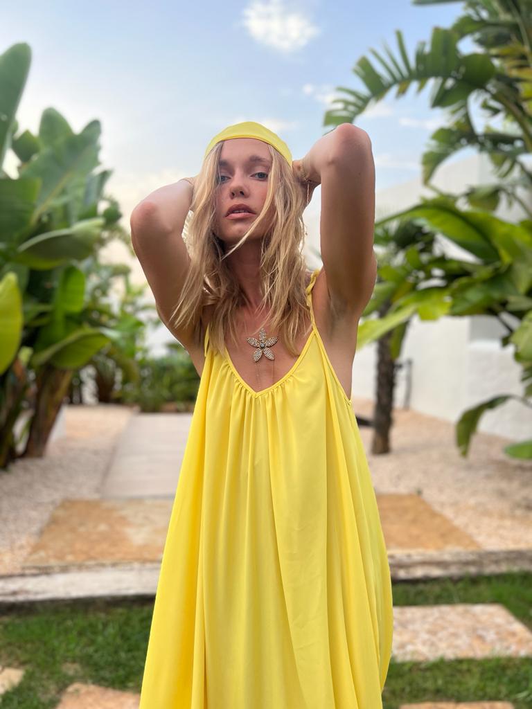 Claude Dress Lemon