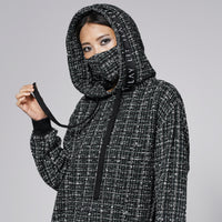Cloe Bouclé Hoodie Olive