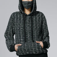 Cloe Bouclé Hoodie Olive