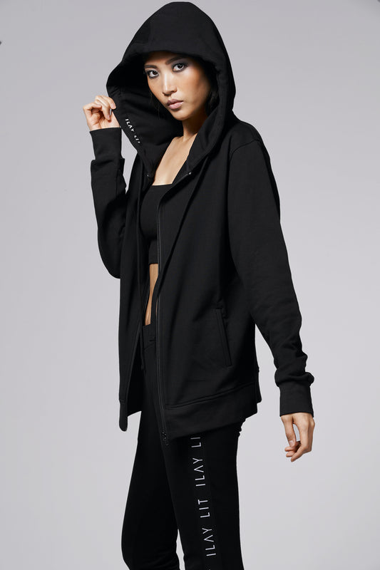 Ilay Lit Jacke Short mit Logo Bär