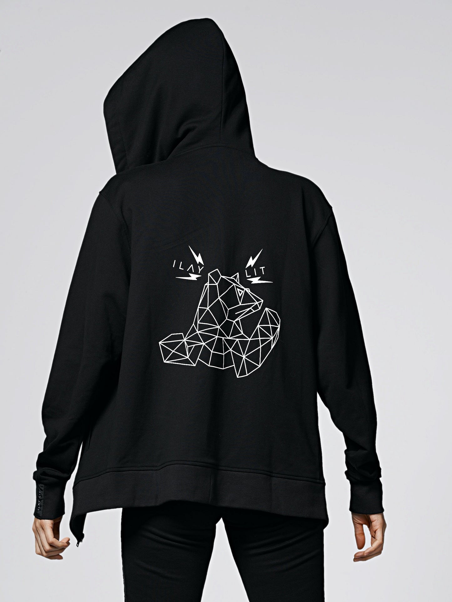 Ilay Lit Jacke Short mit Logo Bär