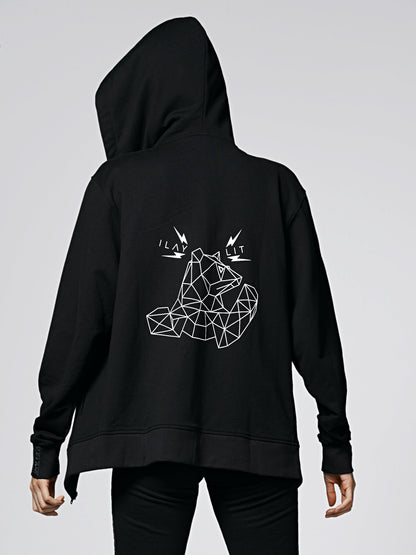 Ilay Lit Jacke Short mit Logo Bär