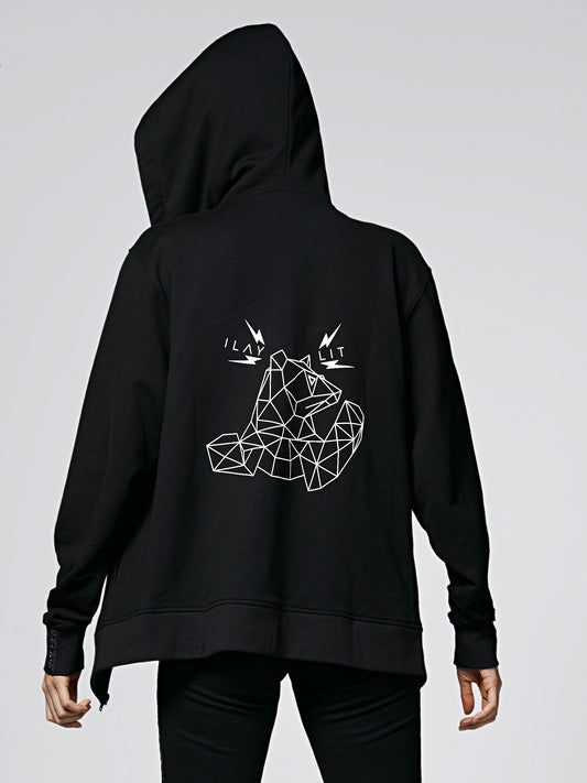 Ilay Lit Jacke Short mit Logo Bär