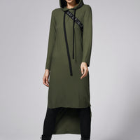 Billy Jersey Dress Olive