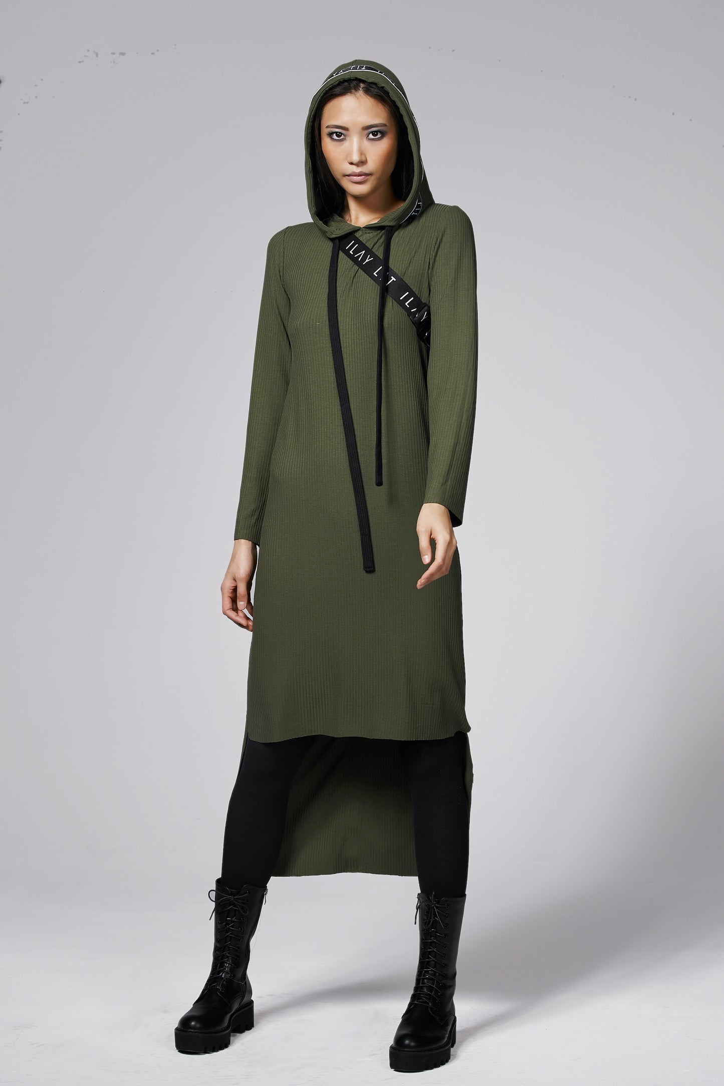 Billy Jersey Dress Olive