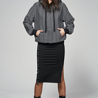 Louna Hoodie Schwarzblau