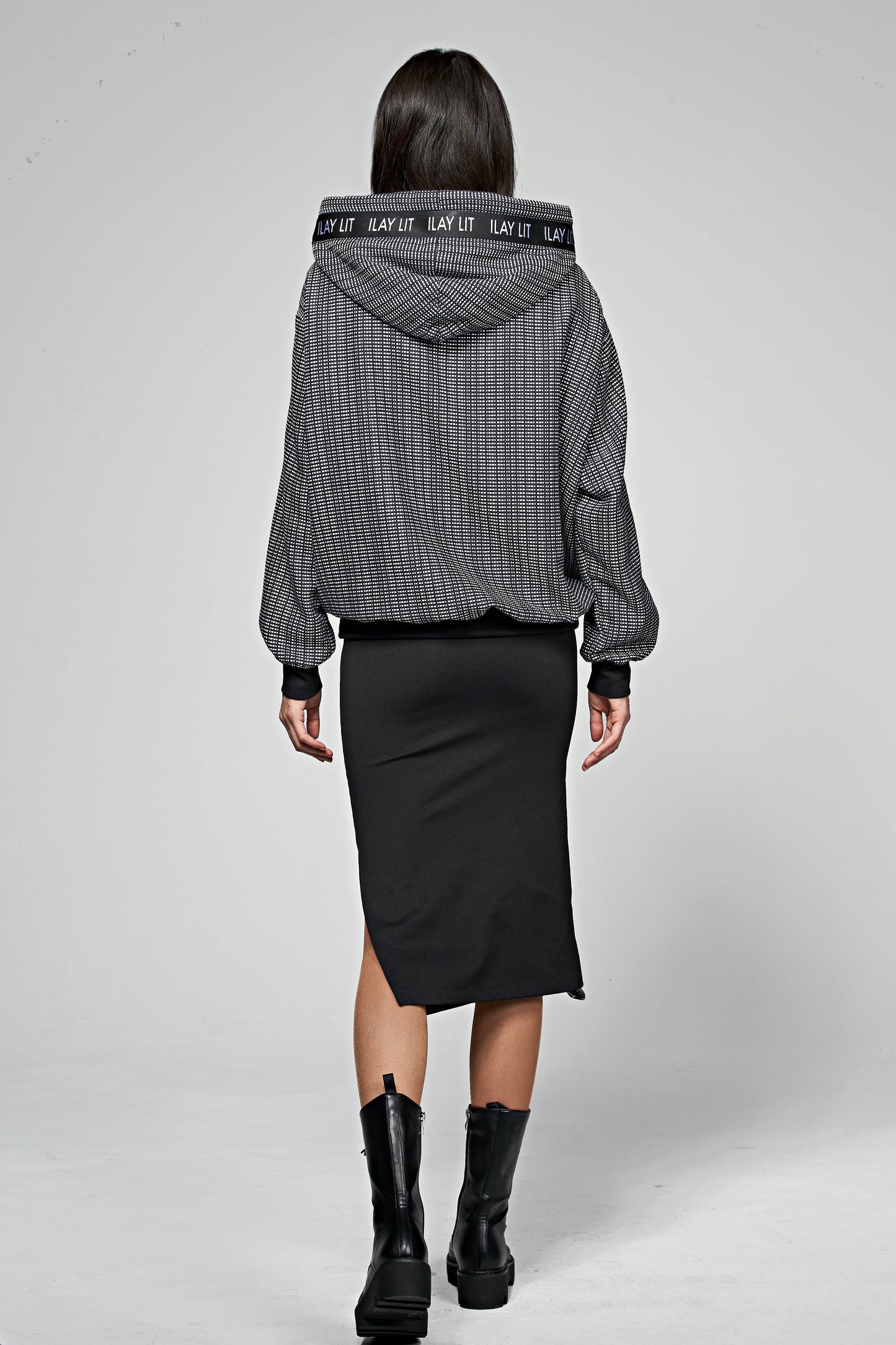 Louna Hoodie Schwarzblau