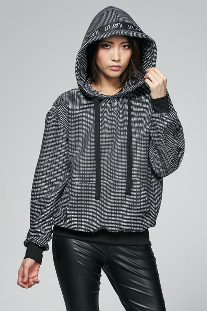 Louna Hoodie Schwarzblau