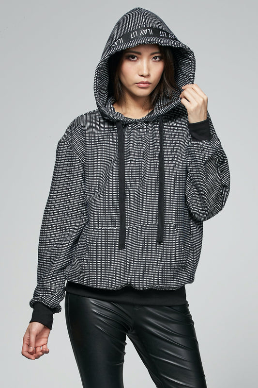 Louna Hoodie Schwarzblau