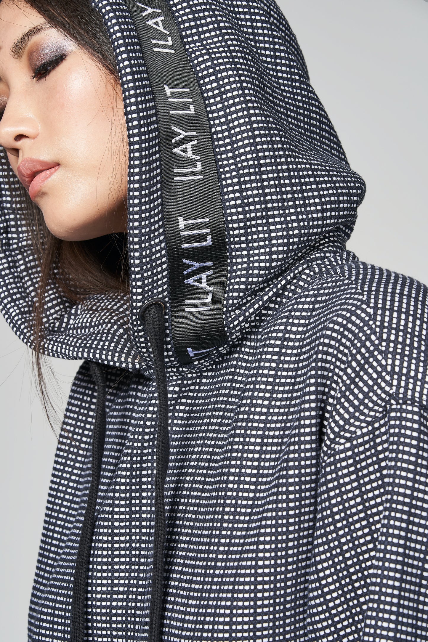 Louna Hoodie Schwarzblau
