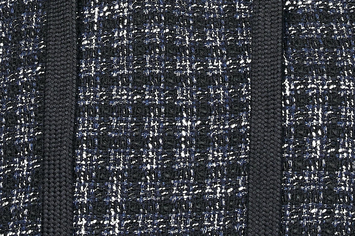 Zoe Bouclé Hoodie Dark Blue