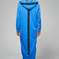 Hoodie Coat Long Royal