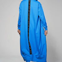 Hoodie Coat Long Royal