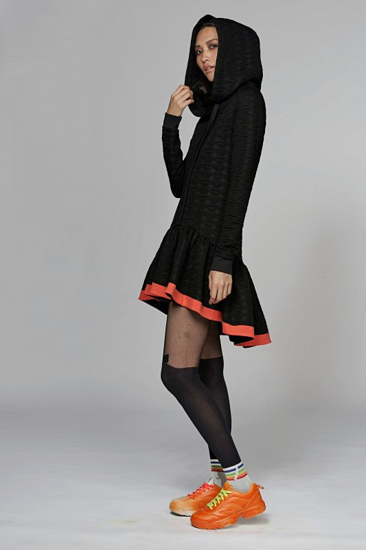 Foxy Black O Dress