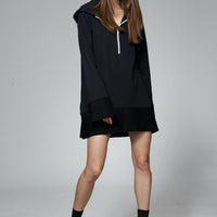 Amy Hoodie Dress W - Druck