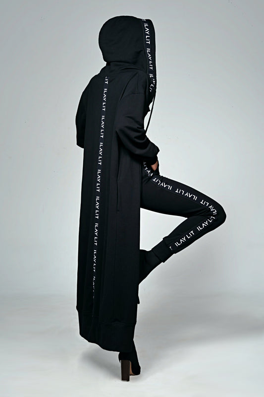 Hoodie Coat Long