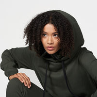 Ike Double Cap Hoodie UNISEX bis XL OLIVE