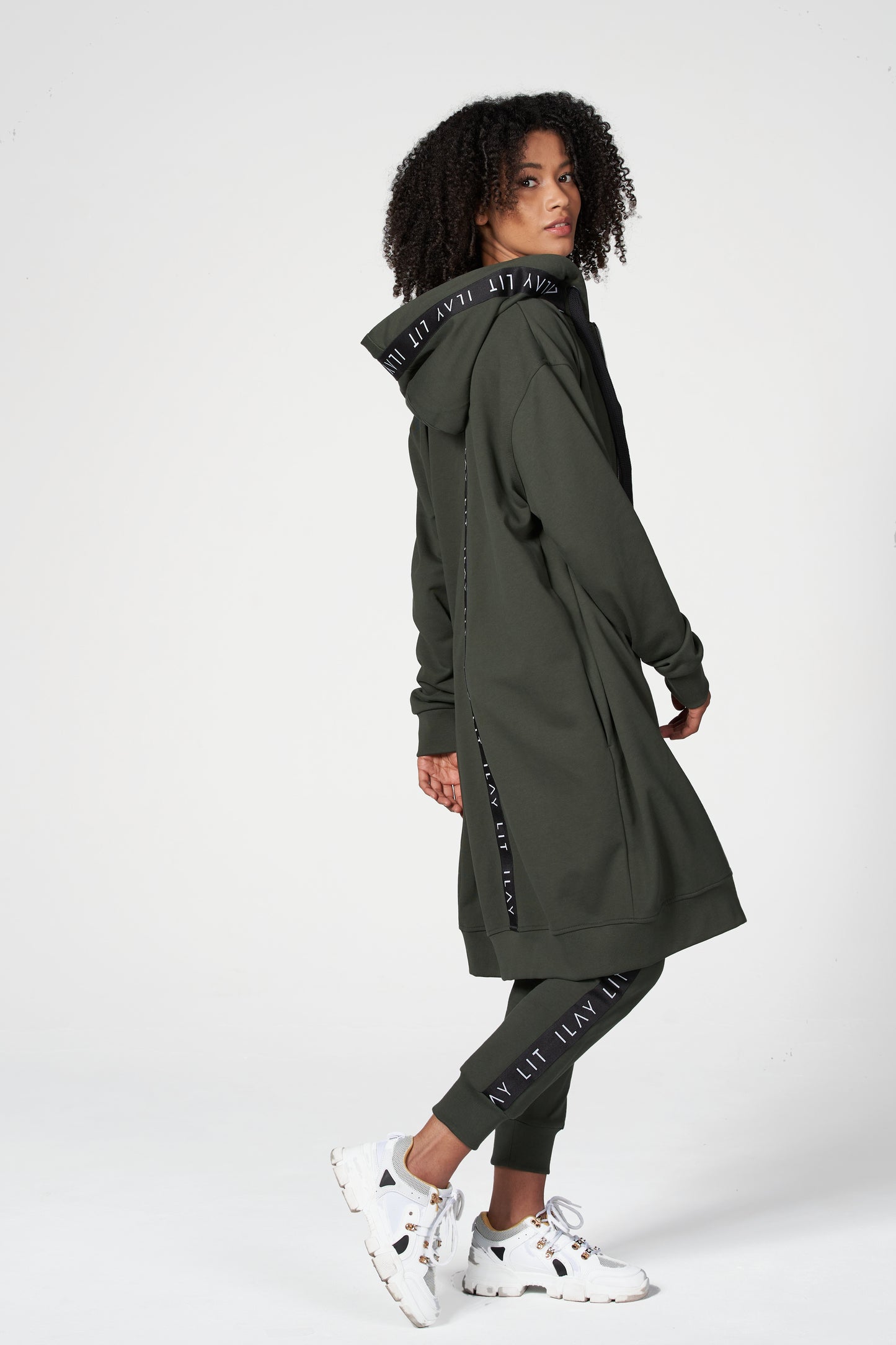 Hoodie Coat Midi