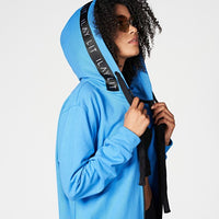Hoodie Coat Midi Royal