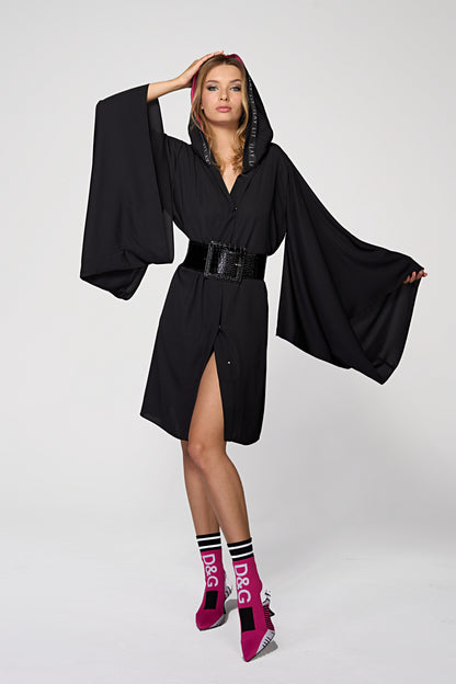 Violet - Kimono Black Short