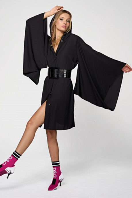 Violet - Kimono Black Short