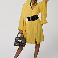 Violet - Kimono Yellow Short