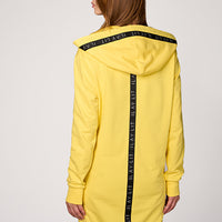 Hoodie Coat Midi Lemon