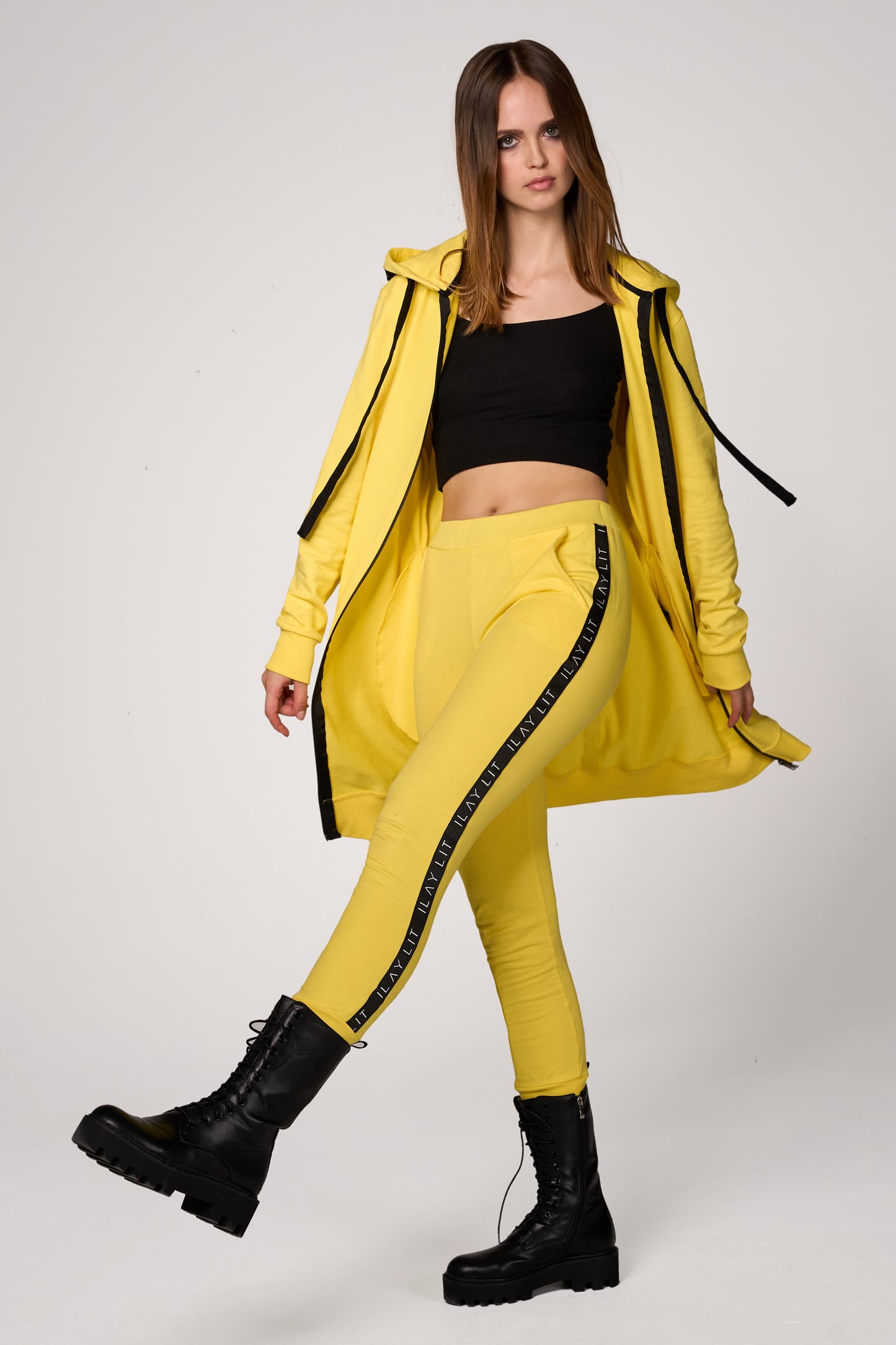Hoodie Coat Midi