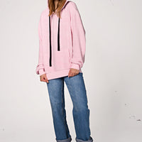 Lima Bouclé Hoodie Rosa