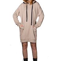 Mona Sweat Dress Taupe