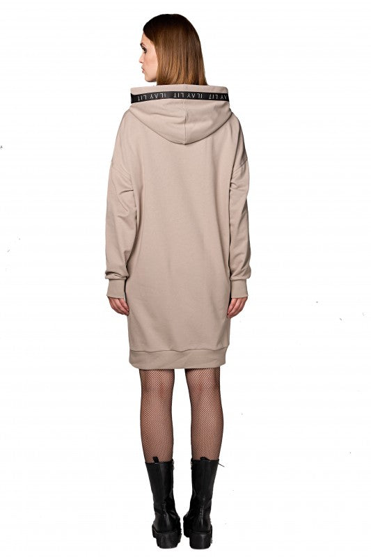 Mona Sweat Dress Taupe